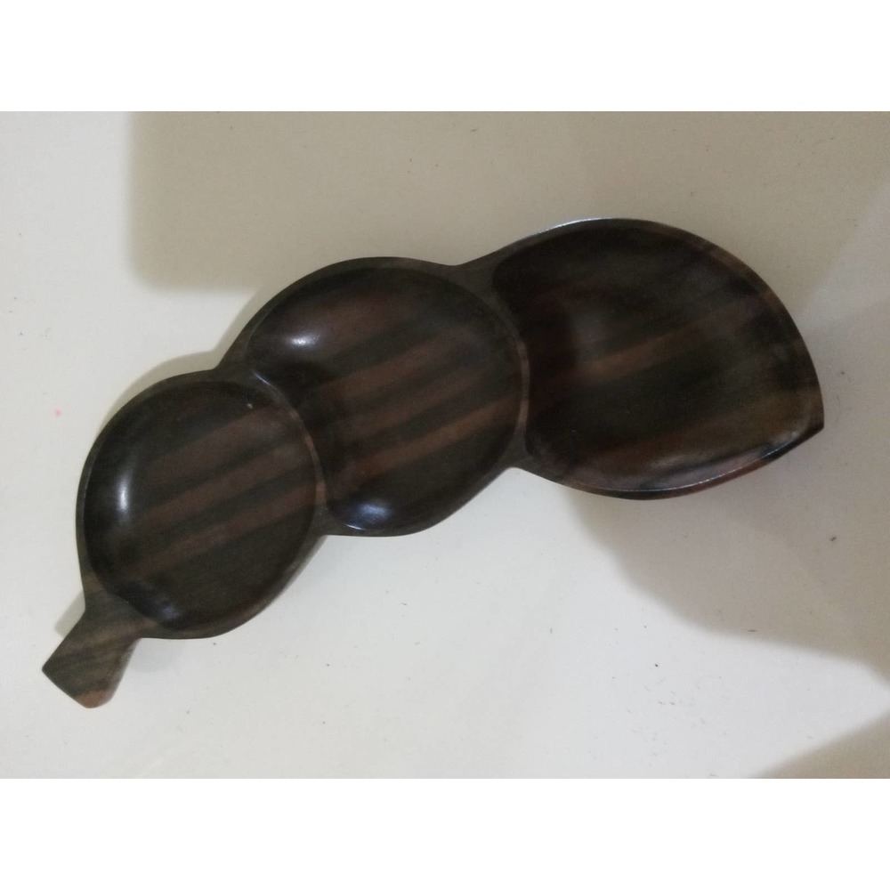 Vintage Dark Wood Monkey Pod